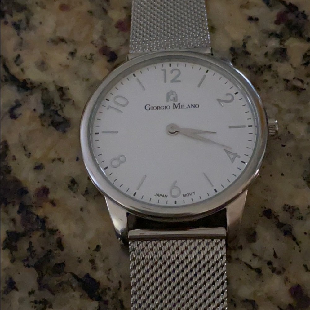 Stain less steel mesh bend watch